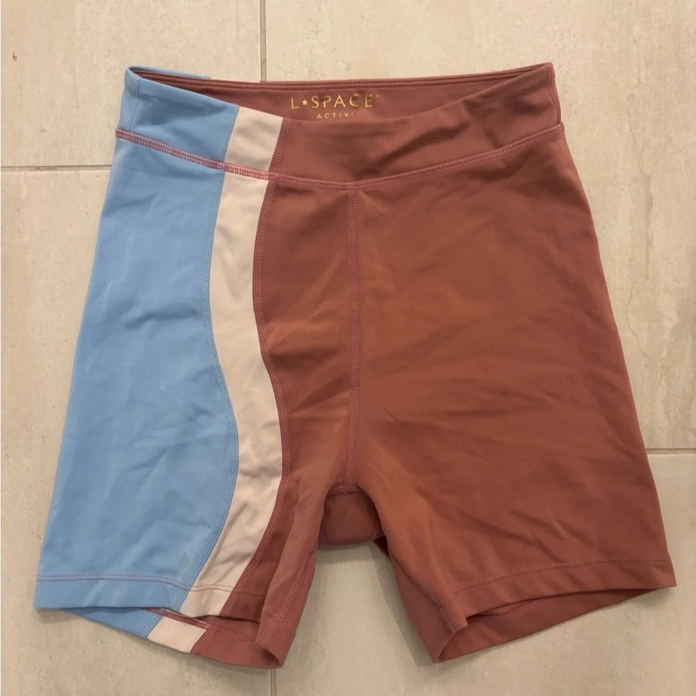 L*Space Women's Pink and Blue Shorts - Picture 5 of 5